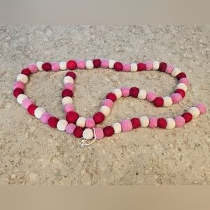 Valentine's Pom Pom Garland